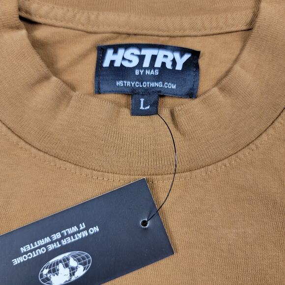 HSTRY by NAS Juneteenth Celebration Tshirt Brown Sz L (751-752) - Picture 4 of 4